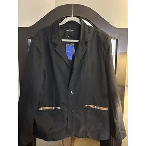 NEW Men's Casual 2-Button Lined Cotton Twill Suit Jacket L